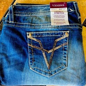Vigoss Boot Cut Heritage Fit Plus Size Jeans